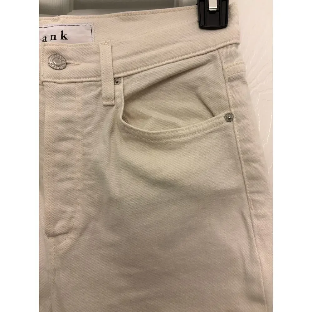 Frank & Eileen White Monaghan Frayed Hem Jeans Size 29 - Picture 8 of 9